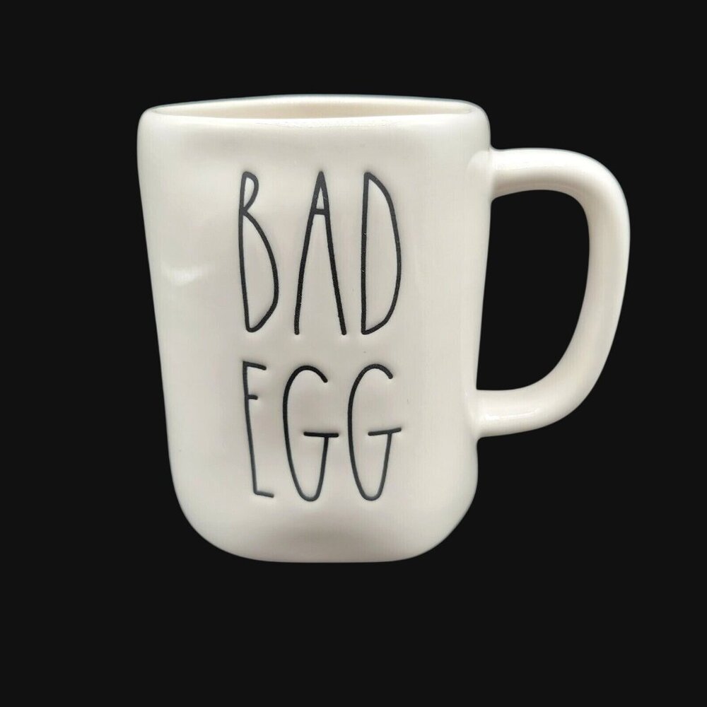 Rae Dunn Magenta Bad Egg Coffee Cup Mug Farmhouse Artisan Collection 192